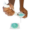 PLASTIC ICING NAILS - FLOWER SET/5