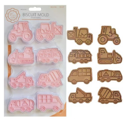 Machinery cutter and embossing set of 8