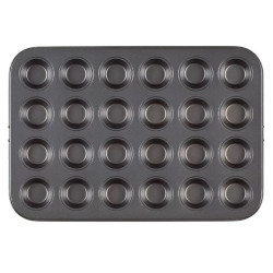Mini muffin baking pan - 24 cavities