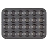Mini muffin baking pan - 24 cavities