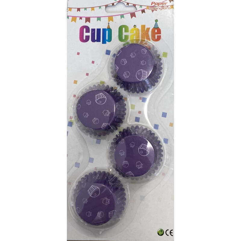 Mini muffin papír (kapszli) - elegáns lila