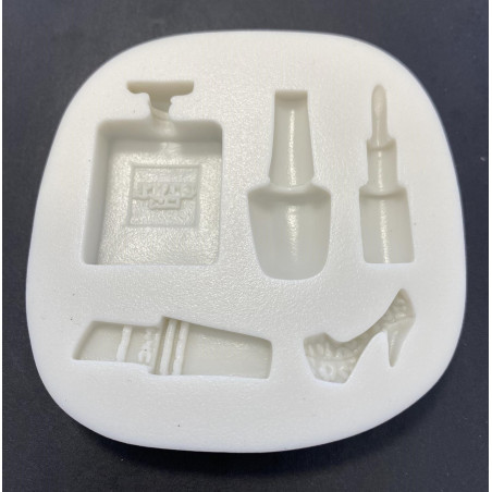 Make-up and high heel shoes silicone mold