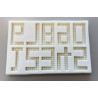 Lego number silicone mold