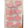 Sea animals biscuit mold set of 8