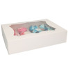 Funcakes Cupcake Box 12 White