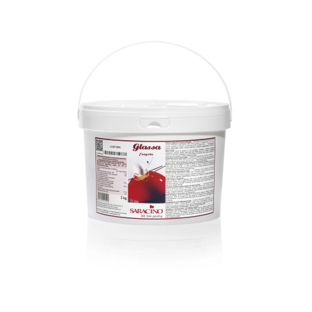 Saracino Strawberry flavoured mirror glaze 3kg
