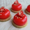 Saracino Strawberry flavoured mirror glaze 500g