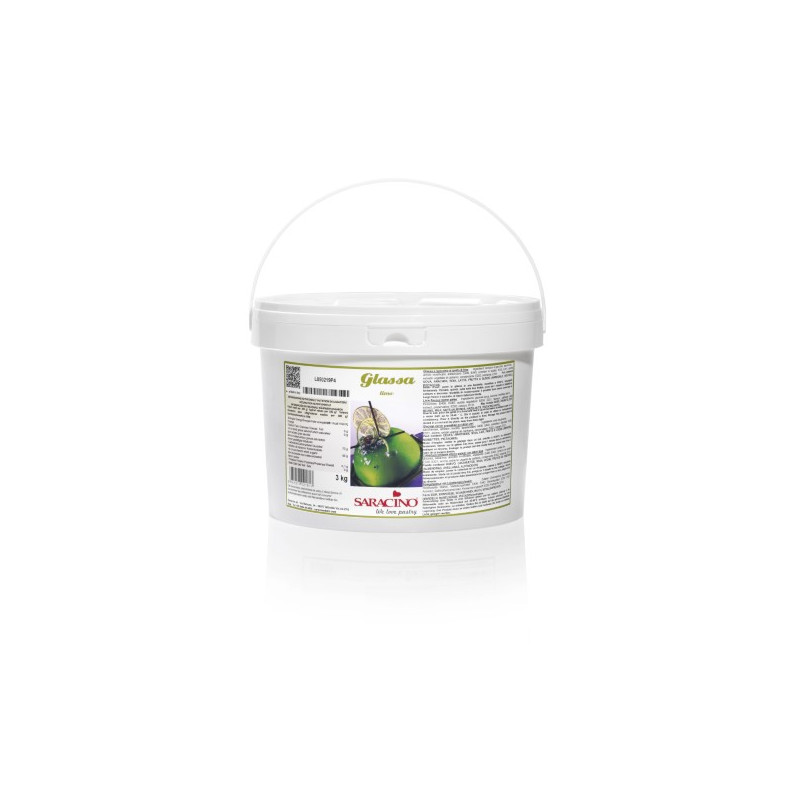 Saracino Lime flavoured mirror glaze 3kg