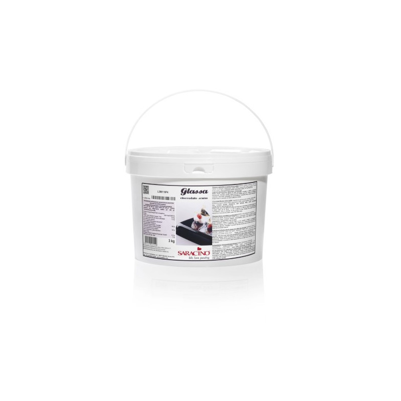 SARACINO TÜKÖRGLAZE ÉTCSOKOLÁDÉS  3KG