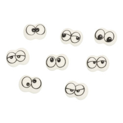 Funny sugary eyes pack of 24 pcs
