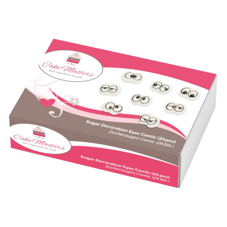 Funny sugary eyes pack of 24 pcs