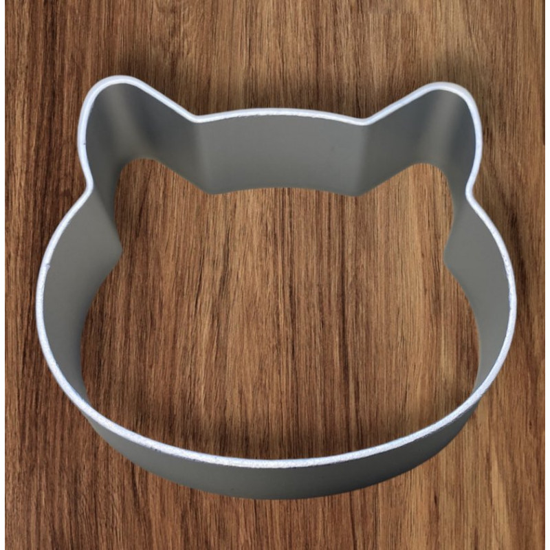Cat's head cookie cutter