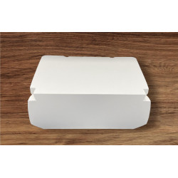 Self-locking cake box for 5 slices