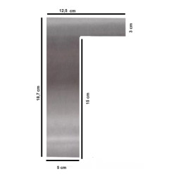 Stainless Steel L-Shape...
