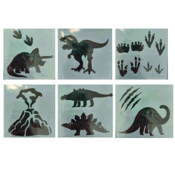 Makk őszi stencil 15x15 cm
