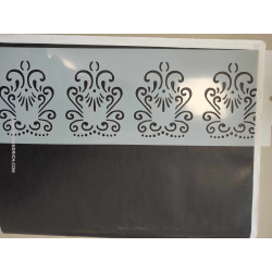 Rusztikus stencil szett 4db/csomag