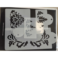 Rusztikus stencil szett 7db-os