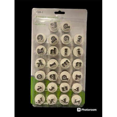 Cursive letters plunger cutter