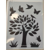 Tavaszi nagy stencil 21*30.7cm