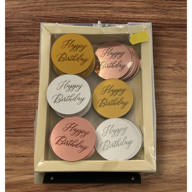 Happy Birthday Decor Discs