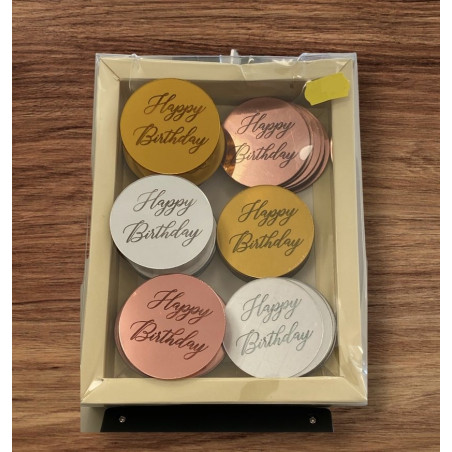 Happy Birthday Decor Discs