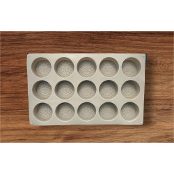 Szilikon OREO keksz  (15 kekszhez) - mousse forma