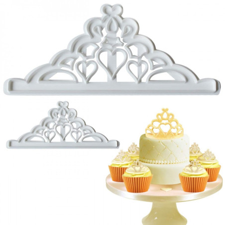 Tiara / Crown cutter set of 2