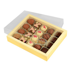 Bonbon-packing case with...