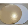 18 cm tortakarton arany-fehér kétoldalú (1mm)