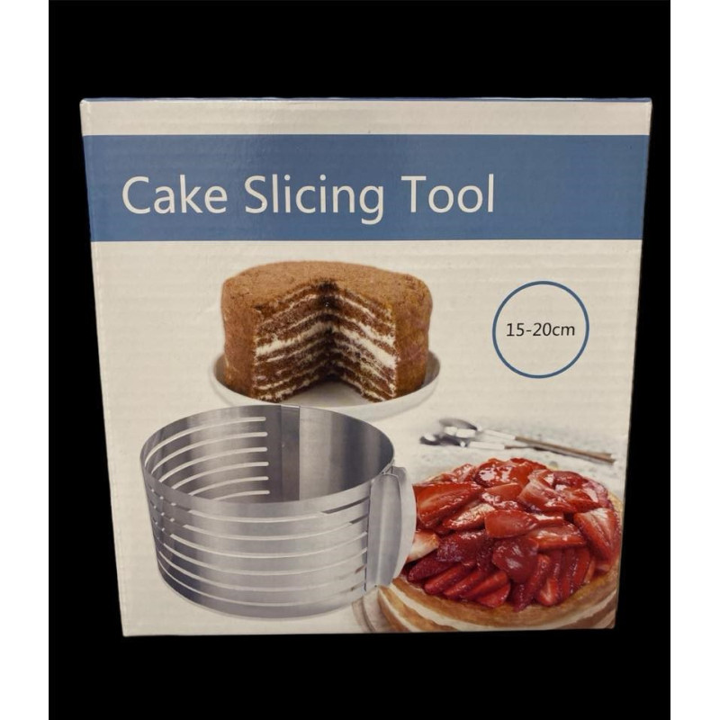 Cake slicer adjustable ring 16-20 cm