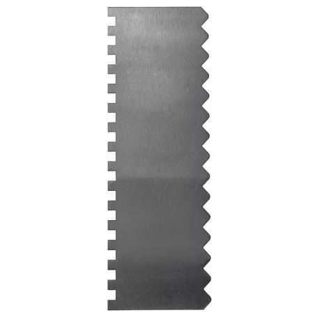 Stainless Steel Double-sided Cake Scraper 1.