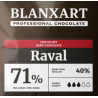 BLANXART RAVAL étcsokoládé pasztilla 1000g