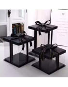 Transparent gift boxes