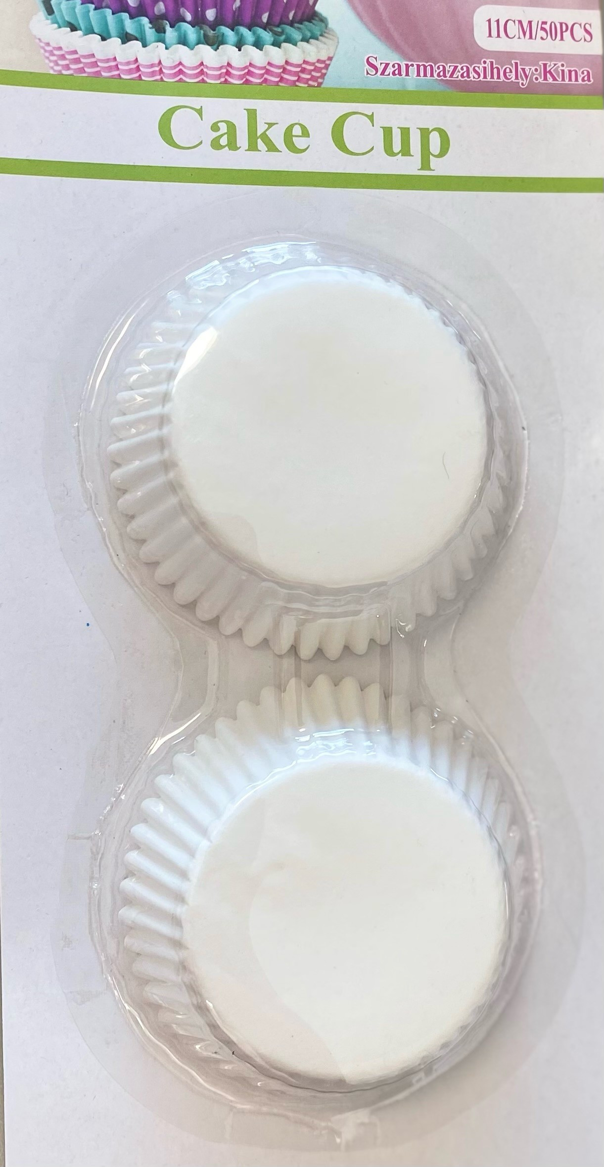 Fehér muffin papír / kapszli (50db/csomag)
