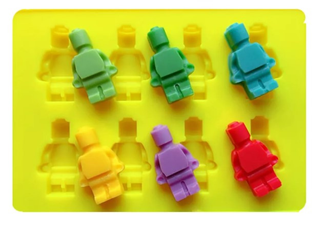 Lego figurák szilikon 8 részes
