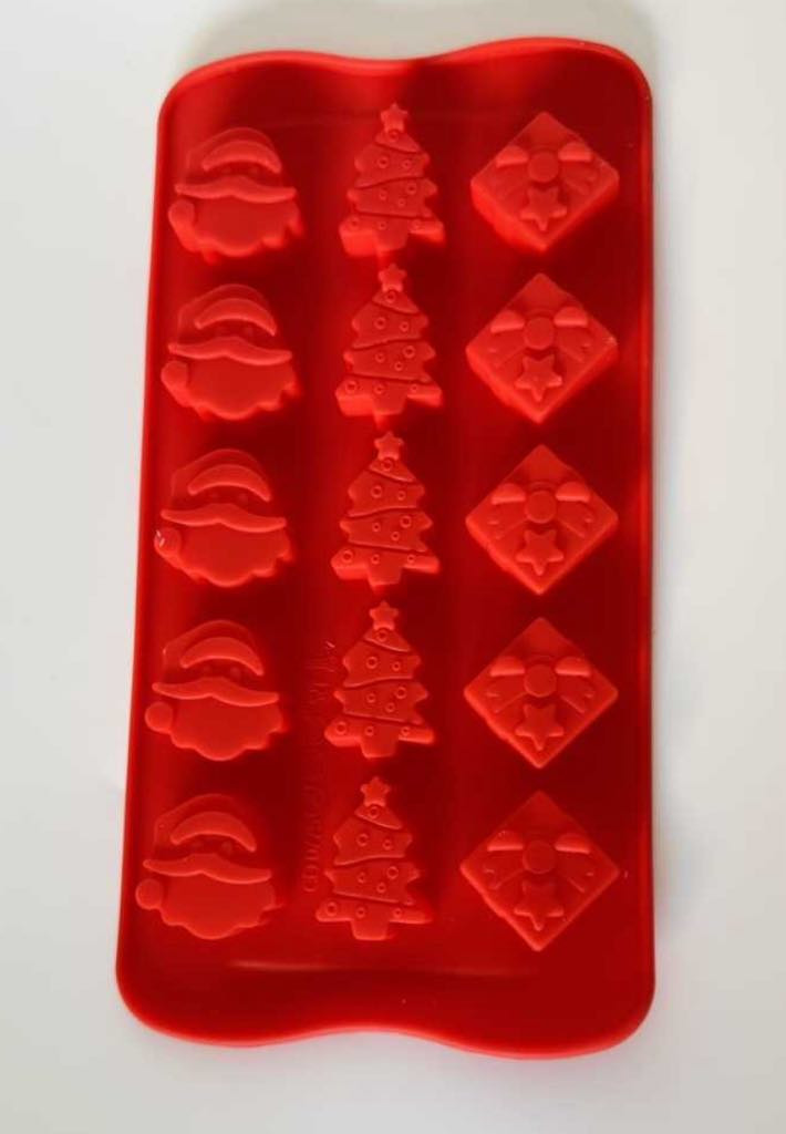 Karácsonyi bonbon csokoládé szilikon