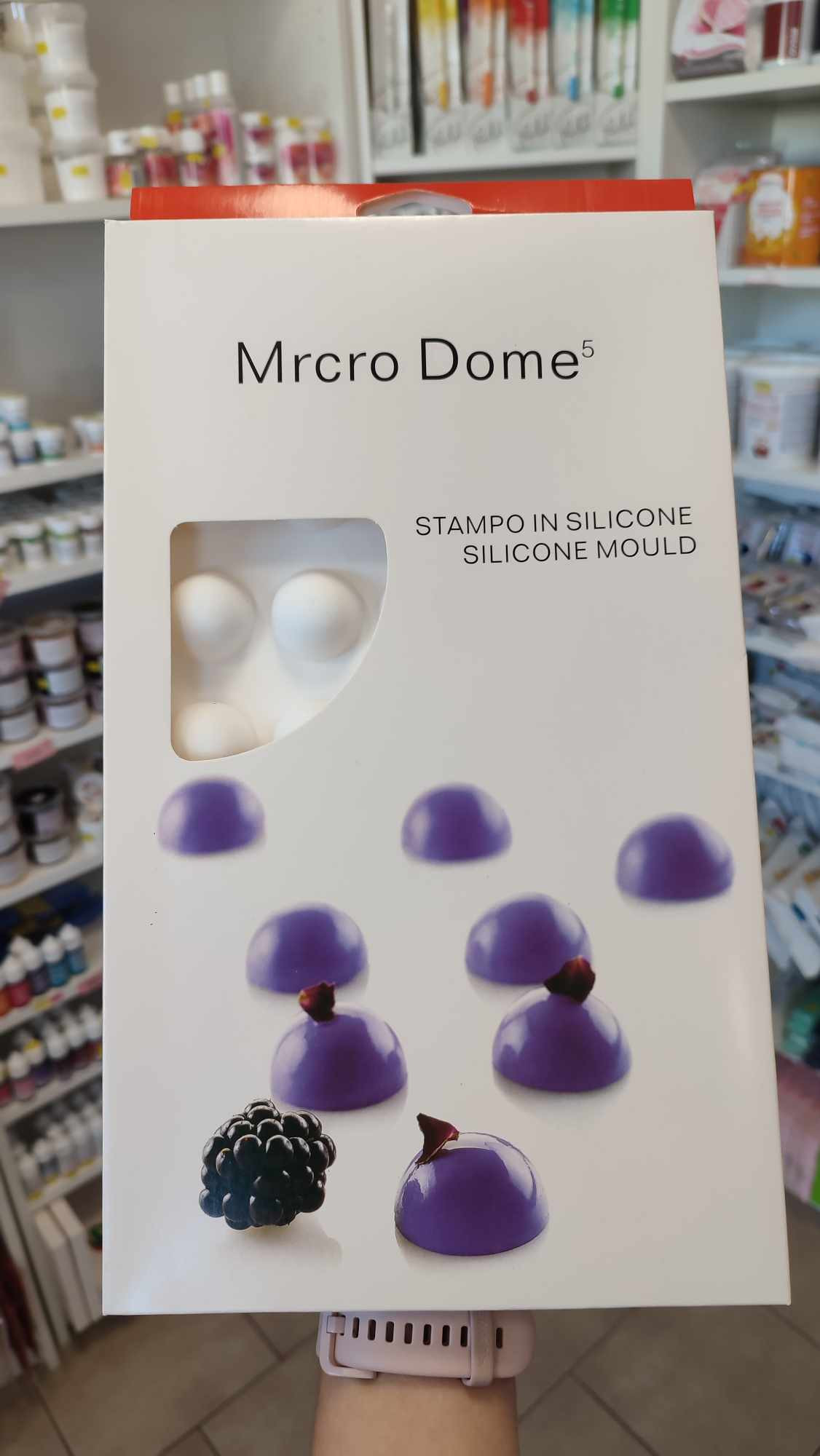 Micro Dome mousse / csoki szilikon mini félgömb forma