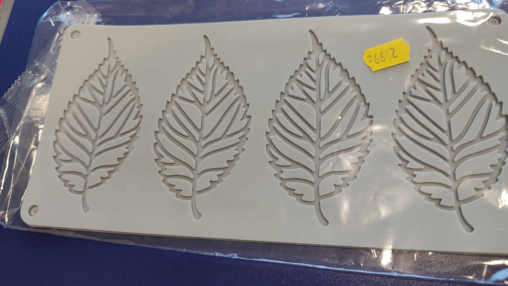 Szilikon dekor forma levél mintás szilikon