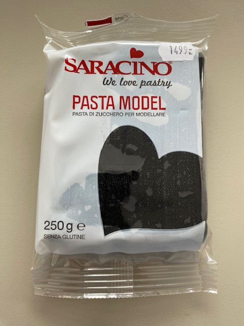 Saracino fekete modellező massza 250g