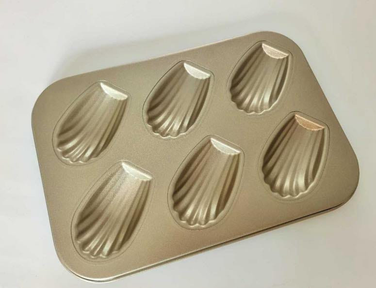 Madeleine sütőforma 6 részes
