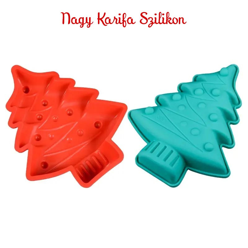 Karácsonyfa nagy szilikon 1.
