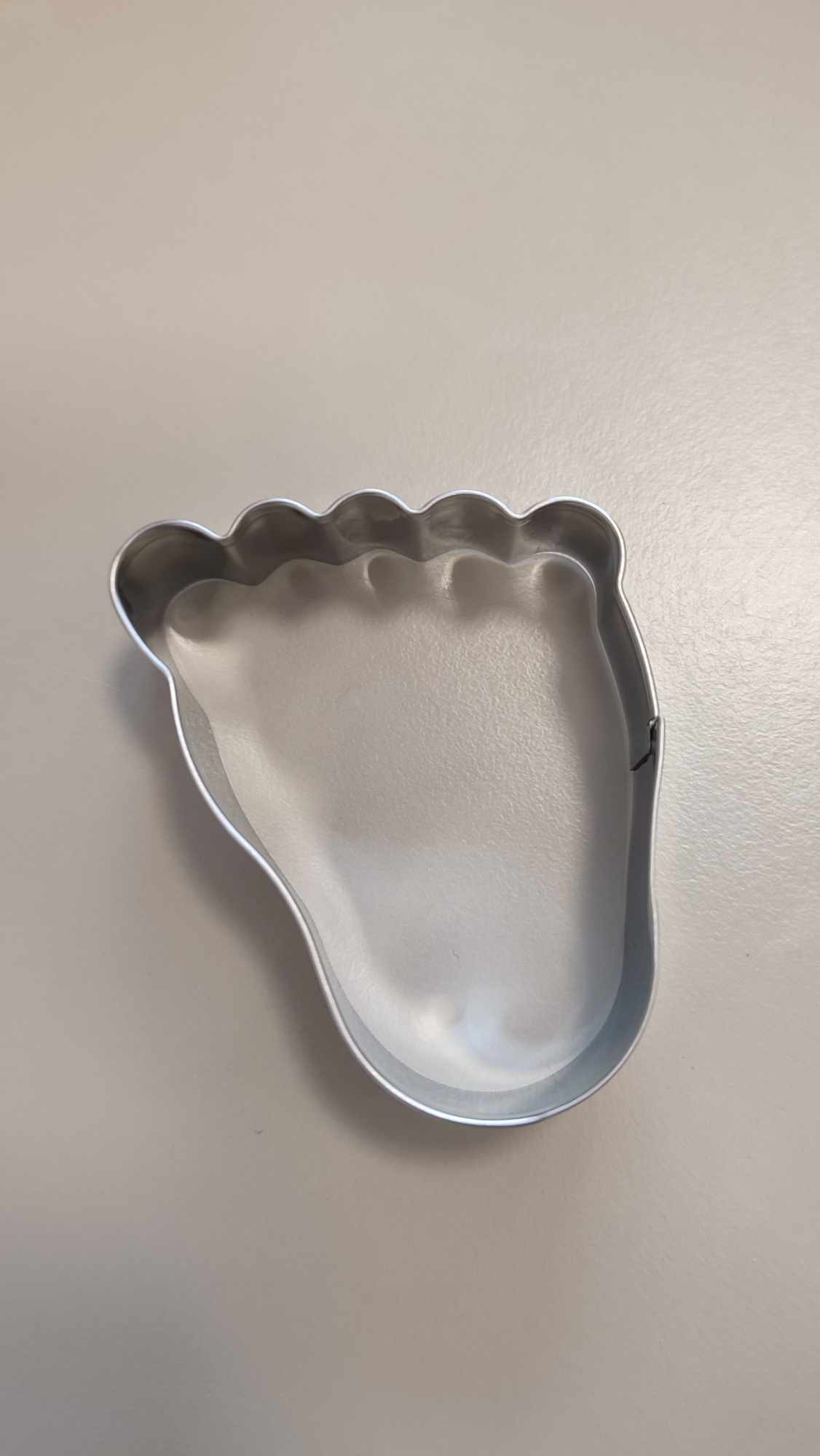 Baby foot cookie cutter