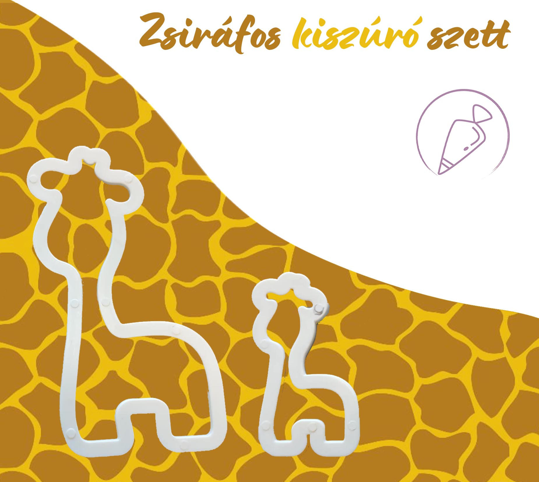 Zsiráfos kiszúró szett