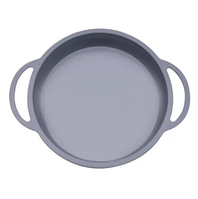 Szilikon kerek tortasütő forma fém merevítéssel