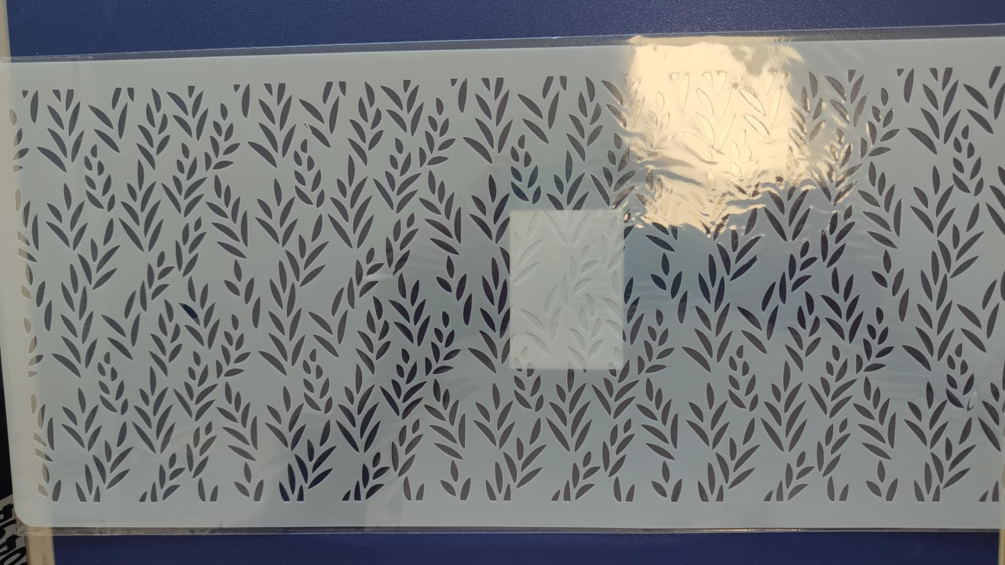 Fűzfa levél stencil