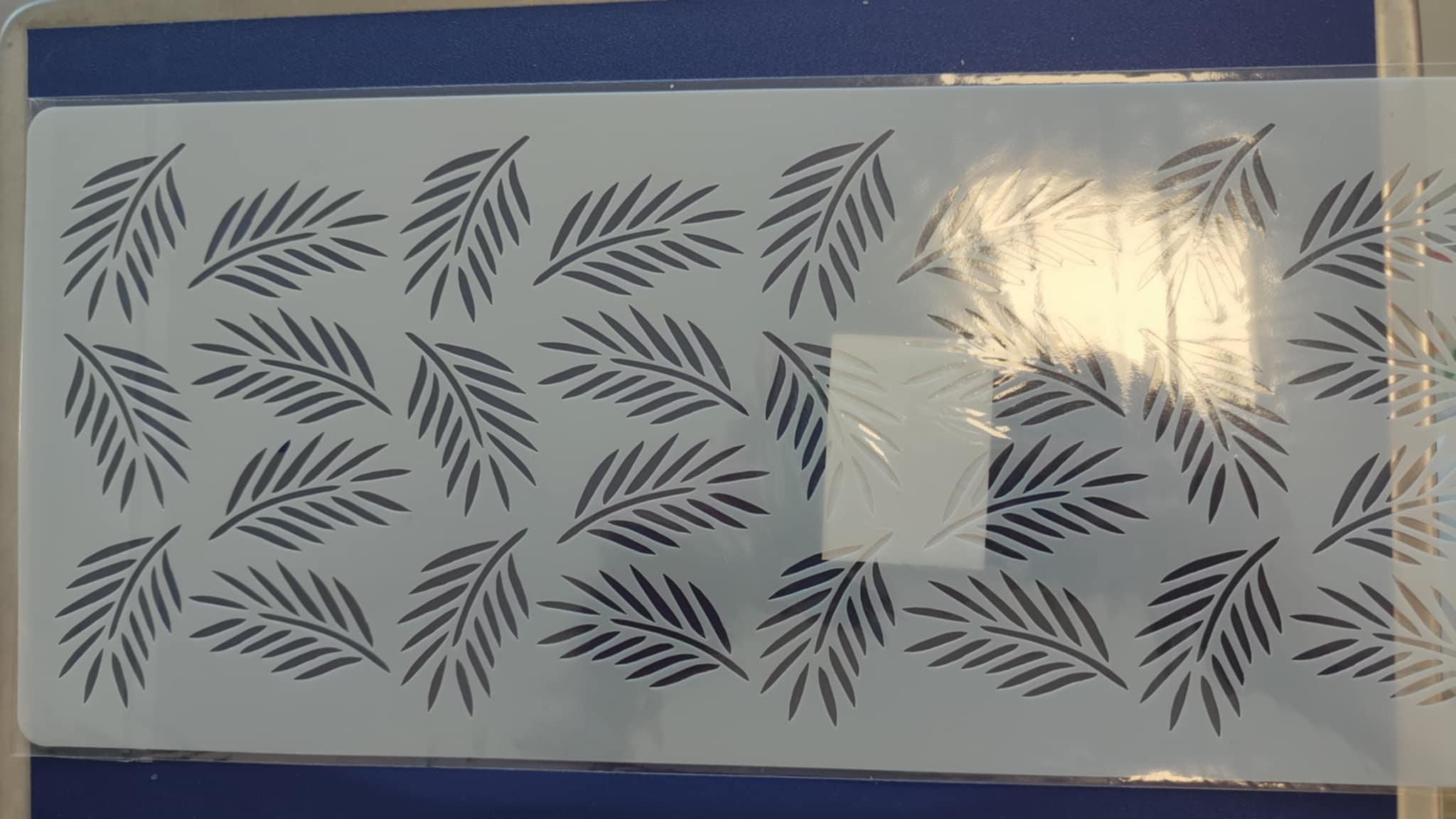 Pálma levél stencil