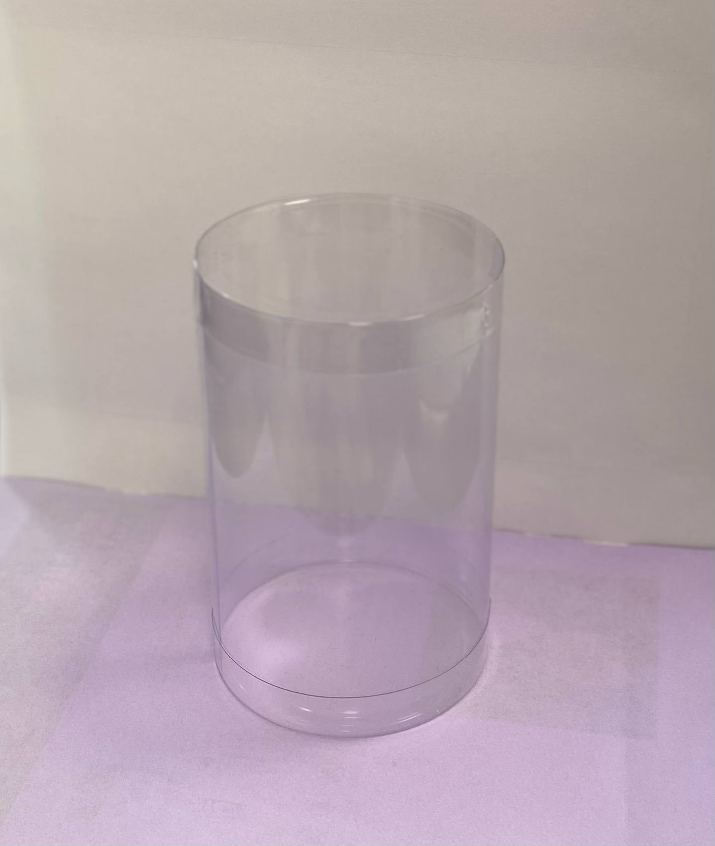 Átlátszó műanyag henger Ø65×100 mm