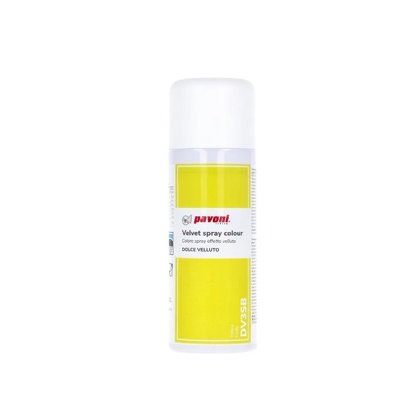 Pavoni bársonyspray citromsárga 400ml