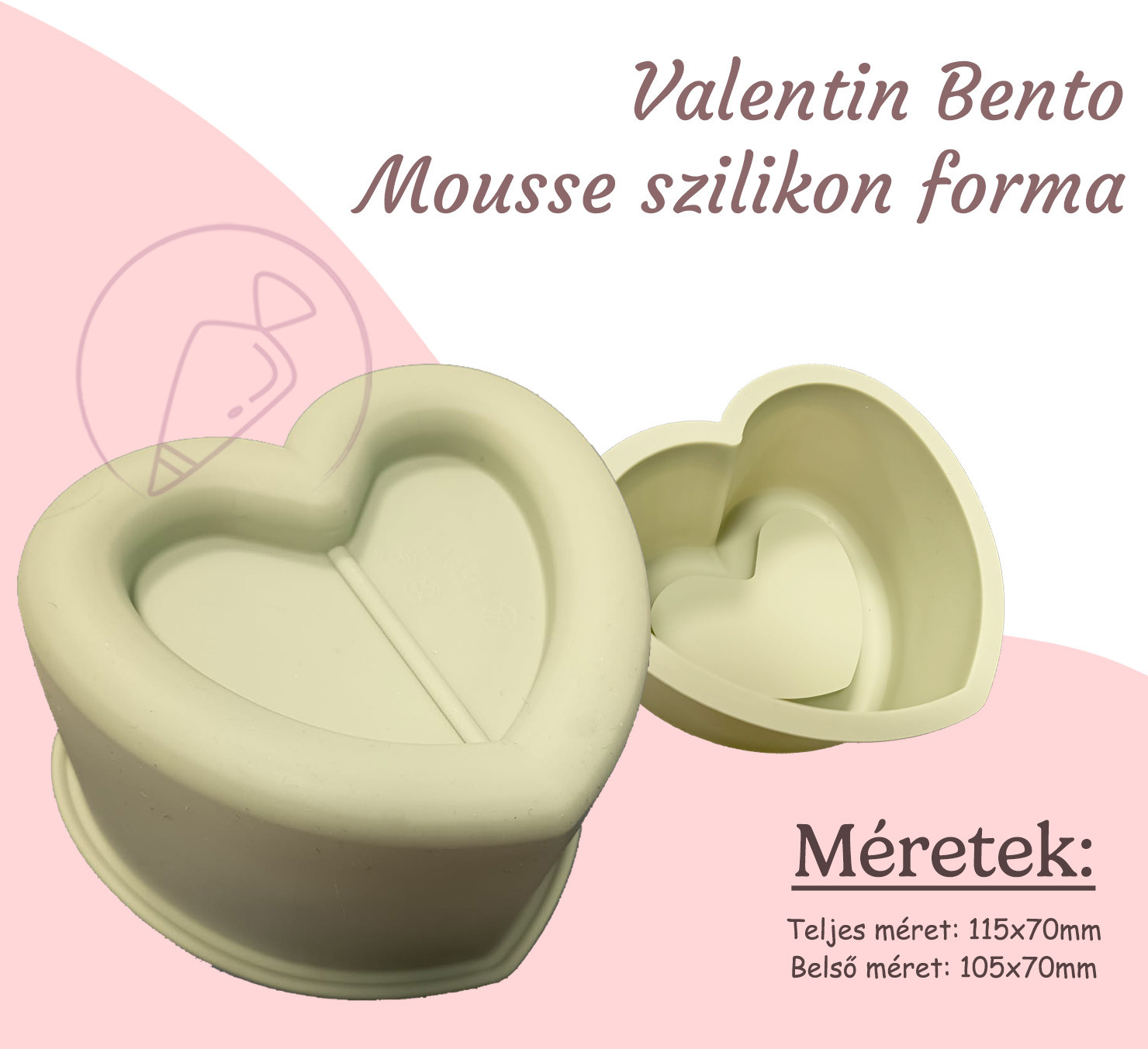 Valentin Bento Mousse szilikon forma