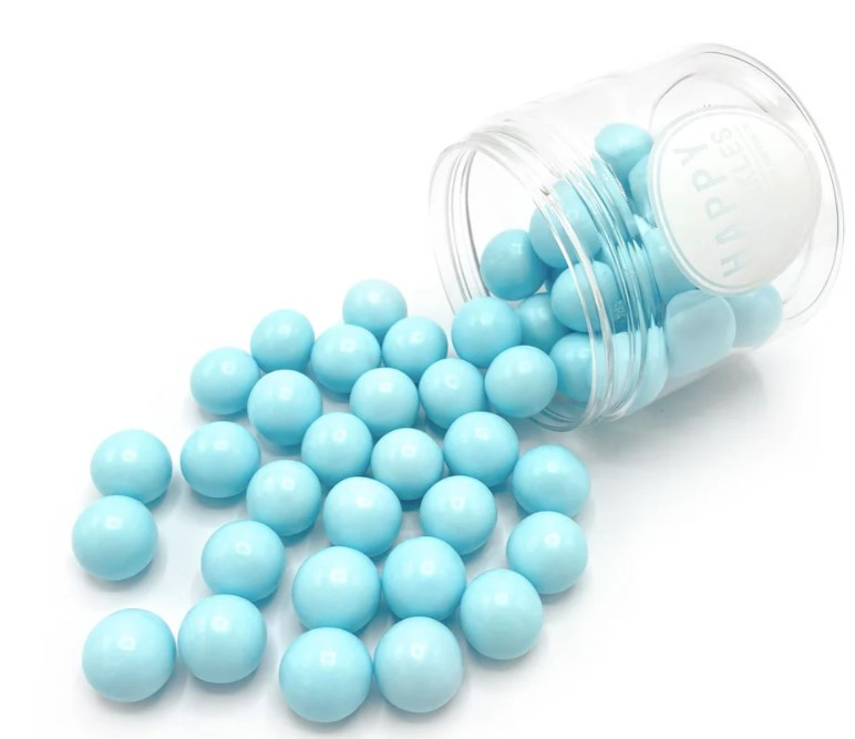 HAPPY SPRINKLES DULL BLUE CHOCO M 90g